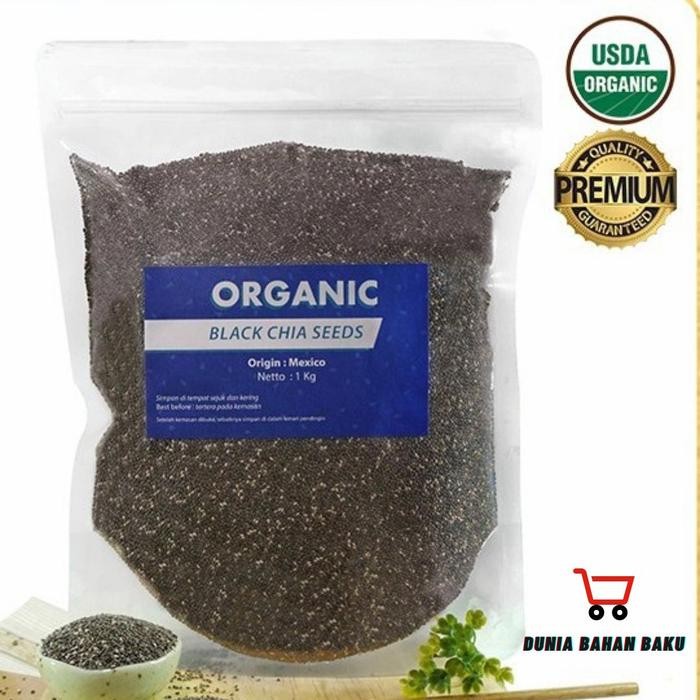 

Organic Black Chia Seed Mexico / Chia Seed Organik - 500 g