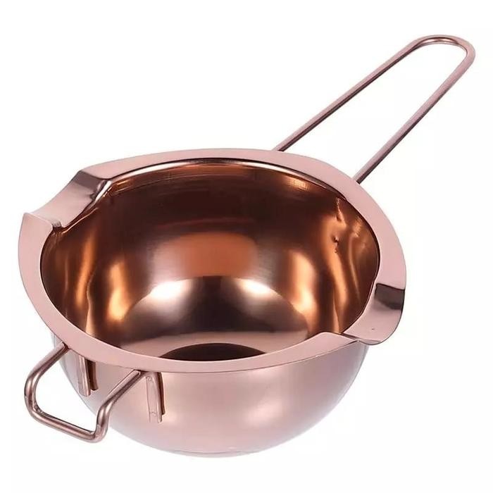 [Promo] Panci Double Boiler Casserolle Pour Bain Marie Pot - Rose Gold