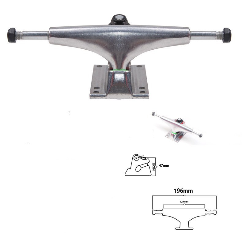 Truck Skateboard Blank / Aksesoris Skateboard / Baseplate Skateboard Braket Paduan Aluminium CO