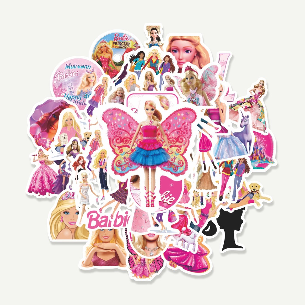 

Sticker Pack Sticker Kartun Barbie Sticker | Sticker TUMBLR | Stiker LAPTOP KOPER HELM
