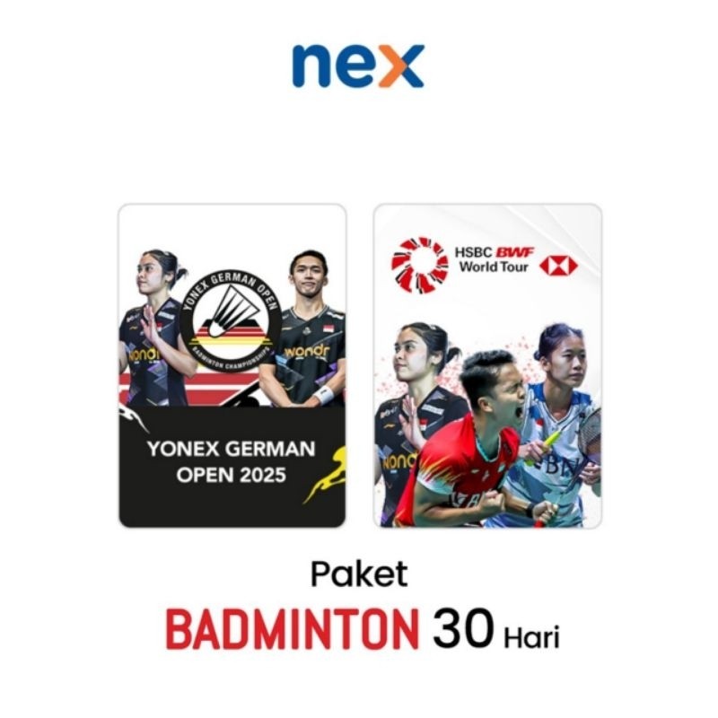 Paket Badminton Nex Parabola 30 HariCO