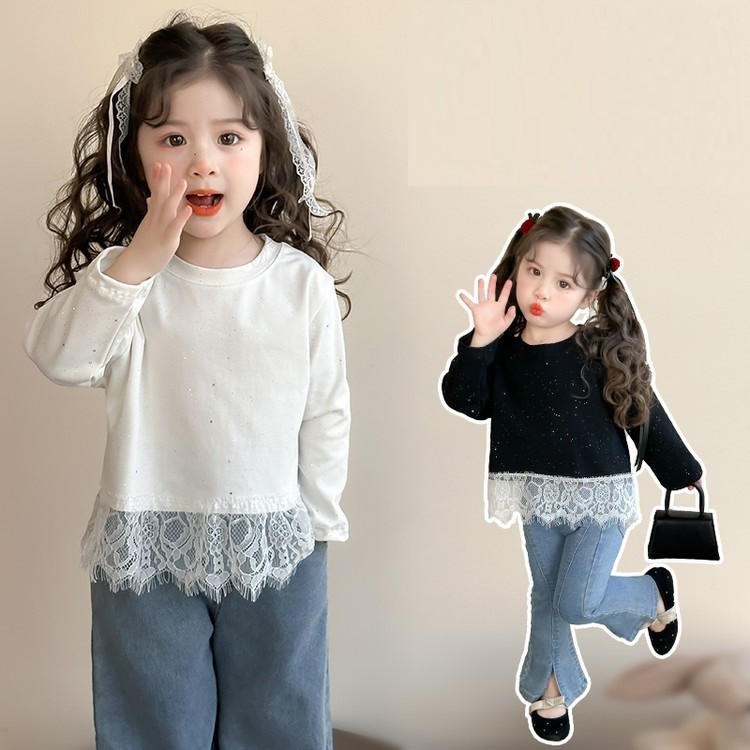 ATASAN LENGAN PANJANG EVELYN CROP BERLING RENDA ATASAN STYLE KOREAN