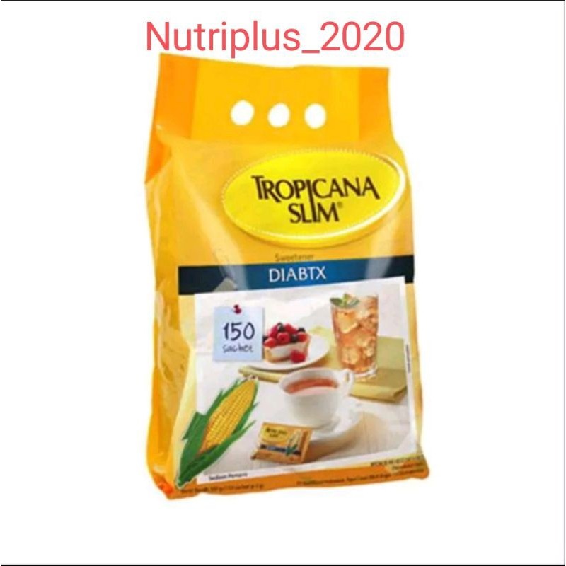 

TropicanaSlim GULA Sweetener Diabetik isi 150 Sachet