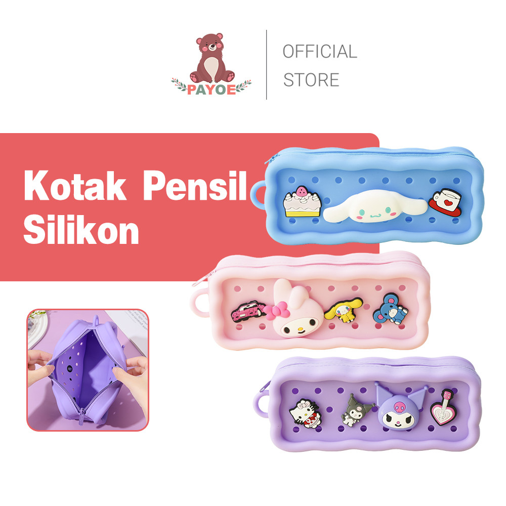 

​​PAYOE​​ Kotak Pensil Anak Karakter DIY Tempat Pensil Karakter Motif Lucu