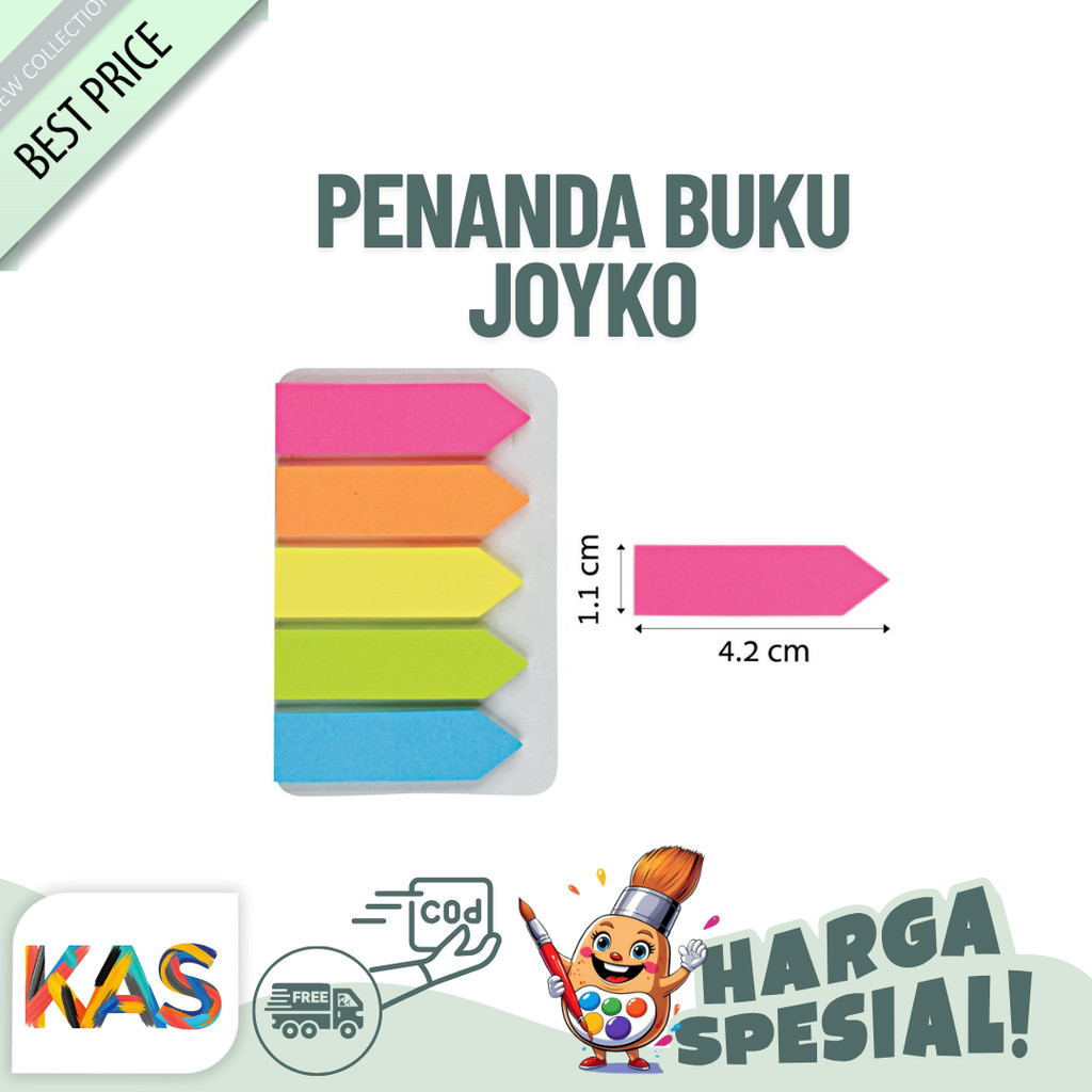 

Index Mark / Pembatas / Penanda Buku Joyko IM-46 - Eceran