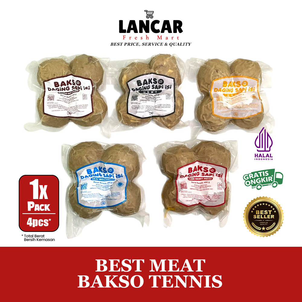 

BEST MEAT BAKSO SAPI TENNIS ISI 4 BEST SELLER
