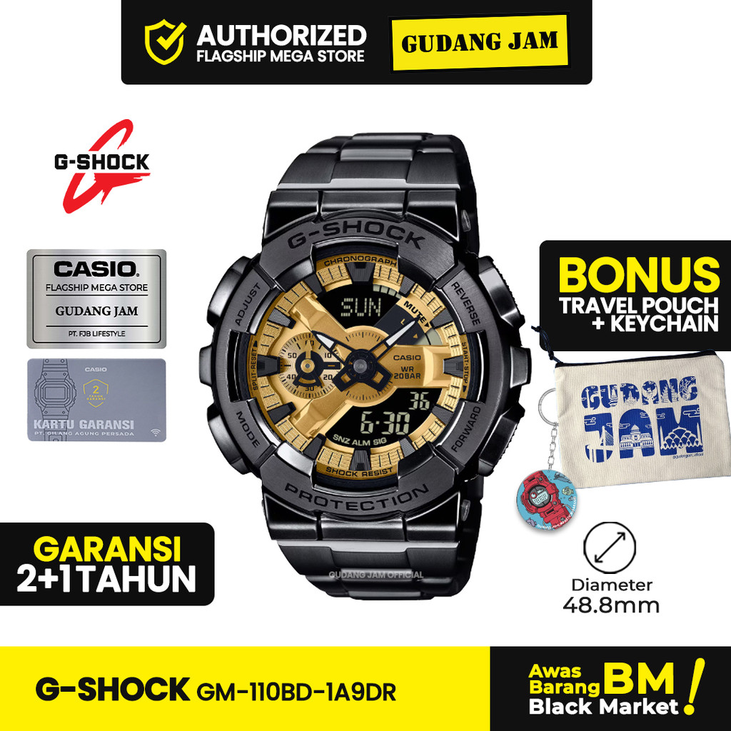 G-Shock Pria GM-110BD-1A9DR GM-110BD-1A9 GM-110BD GM110BD GM 110BD