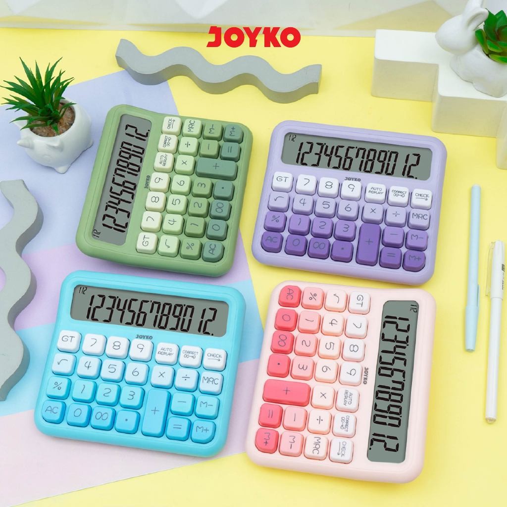 

NEW Calculator Kalkulator Joyko CC-63DCO 12 Digits Check & Correct PREMIUM