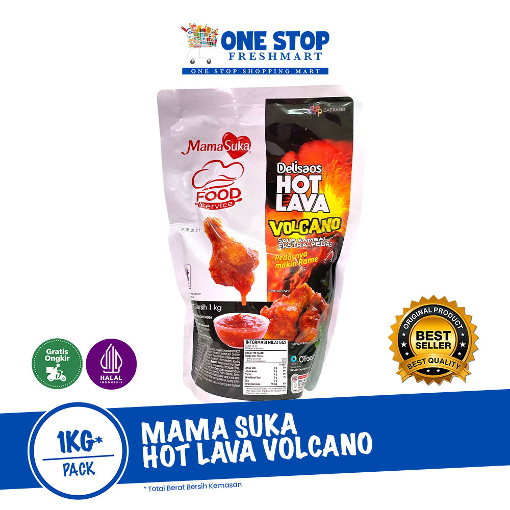 

MAMASUKA DELISAOS HOTA LAVA VOLCANO 1KG