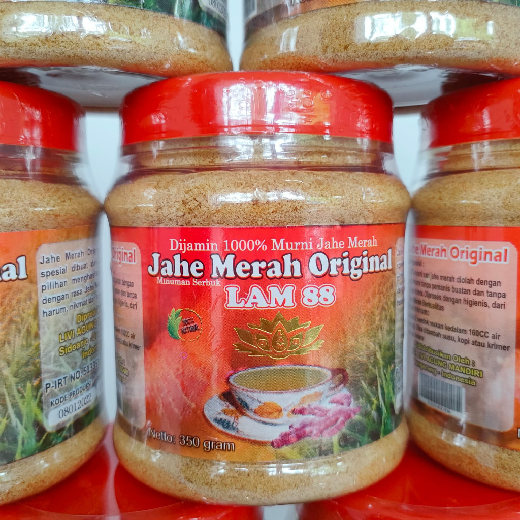 

JAHE MERAH ORIGINAL PLUS GULA TOPLES 350GR