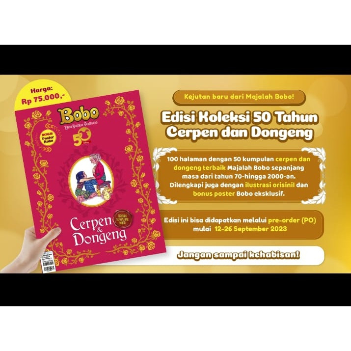 

Majalah Bobo Edisi Koleksi 50 Tahun Cerpen & Dongeng