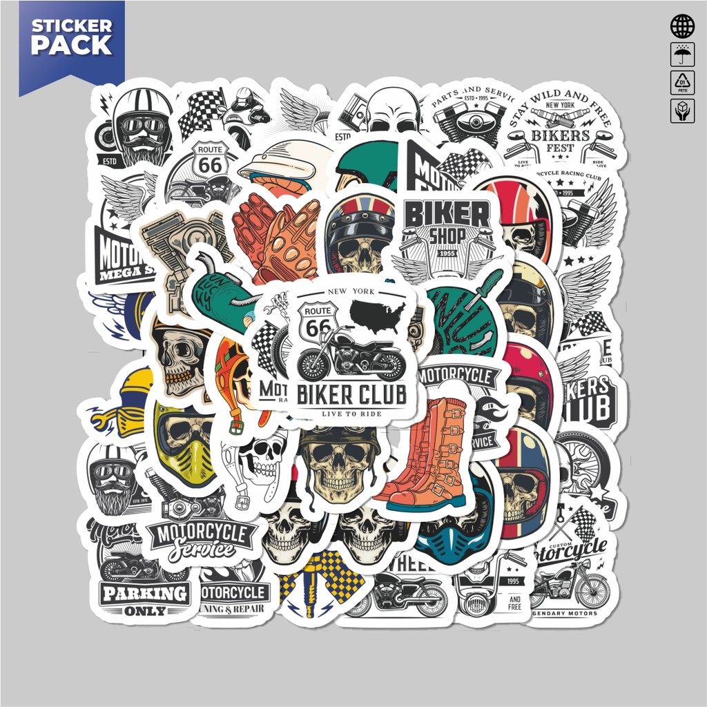 

[100PCS]Stiker Pack Stiker Retro Graffiti Aesthetic Vinyl Anti Air Dekorasi Sticker Laptop Buku Journal Koper Helm Casing HP Gitar Helm Skateboard