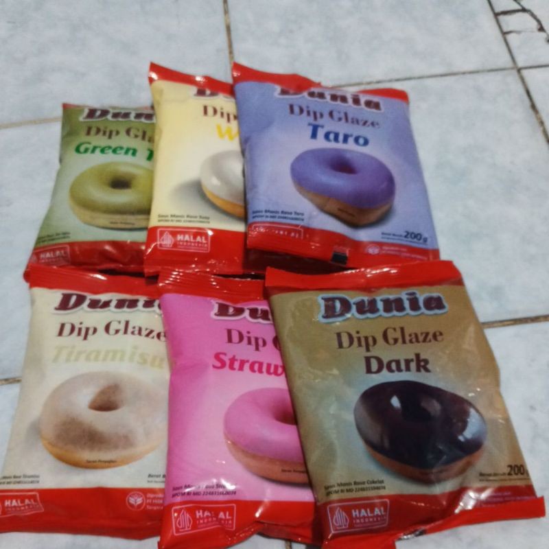 

dunia dip glaze aneka rasa 200 gram