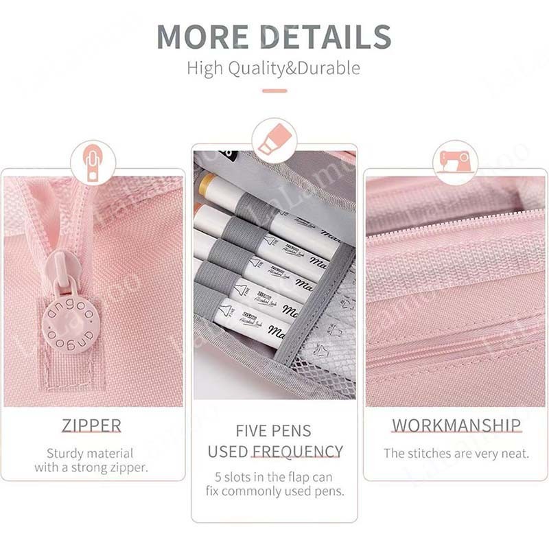 

Kotak Pensil Kapasitas Super Besar Super Large Capacity Pencil Case Kawaii Korean Pencil Cases