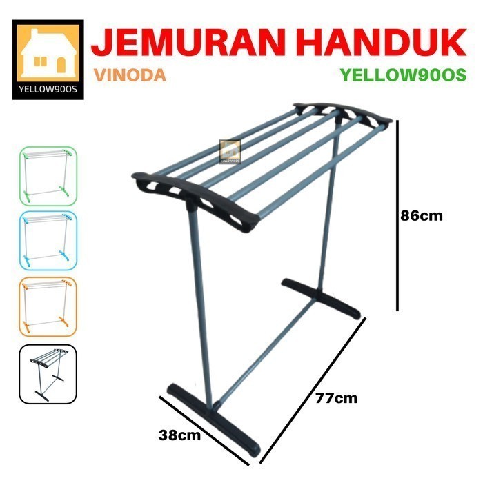Terbaru Jemuran handuk / gantungan handuk - Vinoda hitam Terlaris Tbk