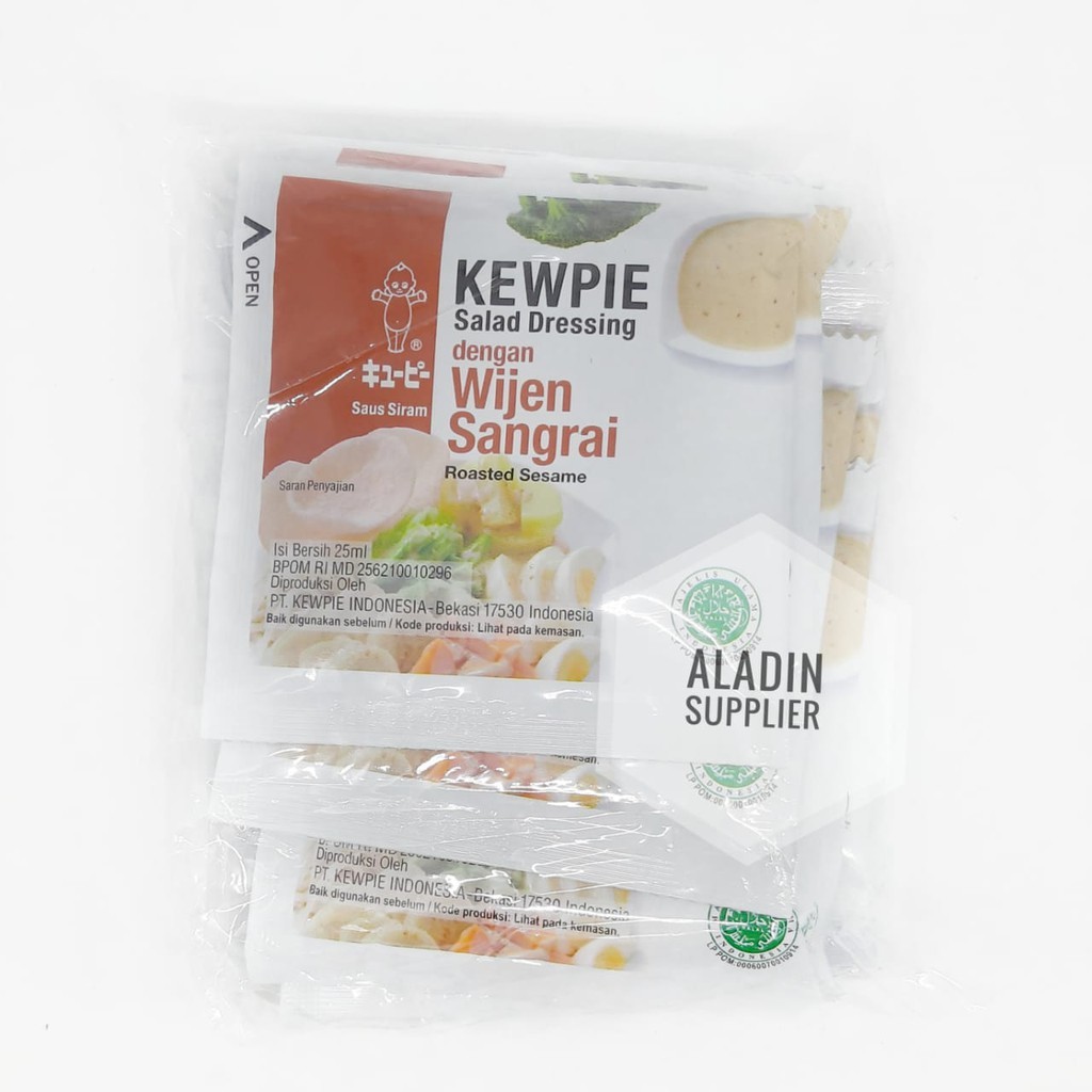 

Kewpie Saus Salad Wijen Sangrai Sachet (isi 10 sachet x 25ml)