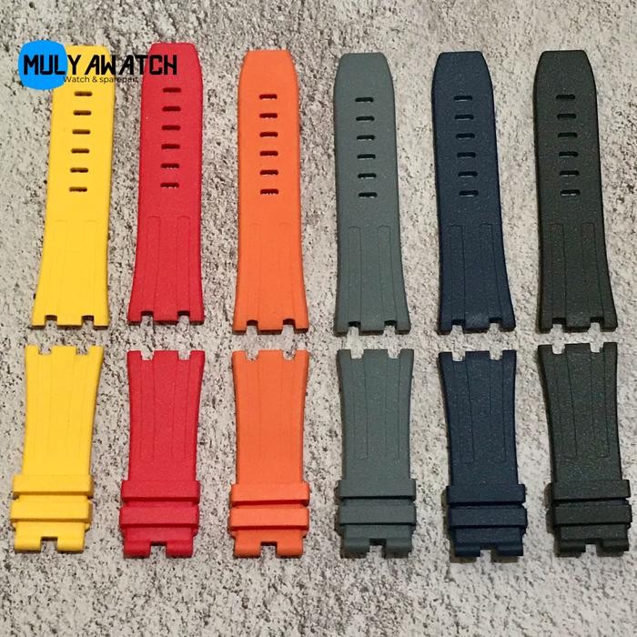 STRAP TALI JAM TANGAN AP AUDEMARS PIGUET RUBBER - Putih