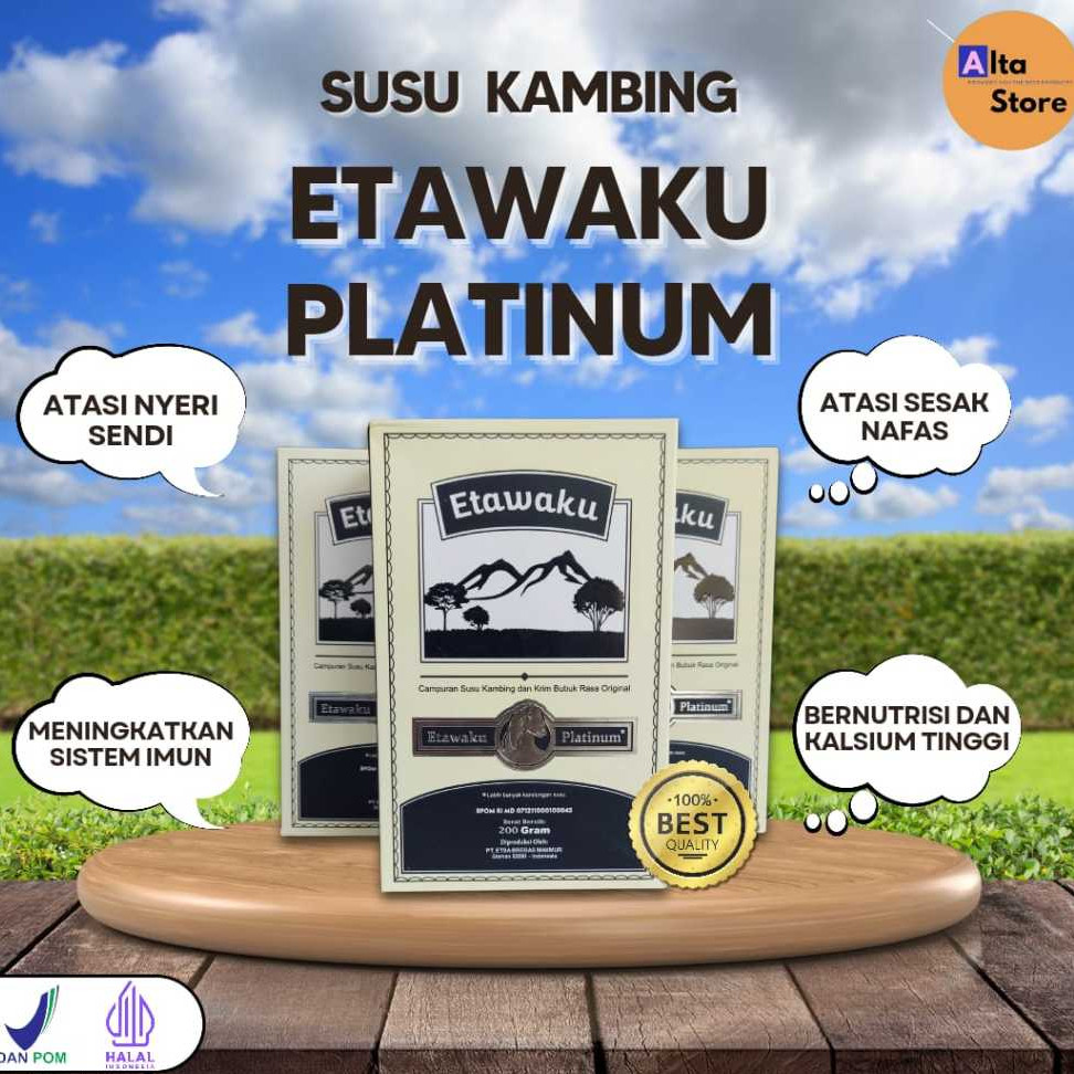 

Etawaku Platinum Ongkirnya termurah untuk ke luar Jawa (Kalimantan, Sumatra, Sulawesi, Papua)