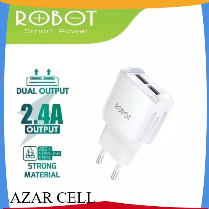 Adaptor Charger Robot RT-K6 2 USB Kepala Charger Robot Original
