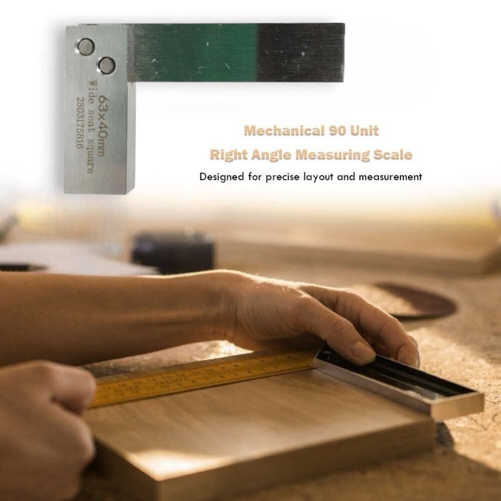 

Primal TELEHILL Penggaris Siku Besi Tukang 90 Derajat Machinist Angle Ruler TH63 quality