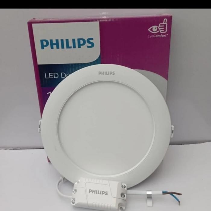 lampu downlight led panel philips 4 w 6 w 9 w 12 watt ceiling plafon - MAGNEOS 4 WATT, PUTIH 6500 K