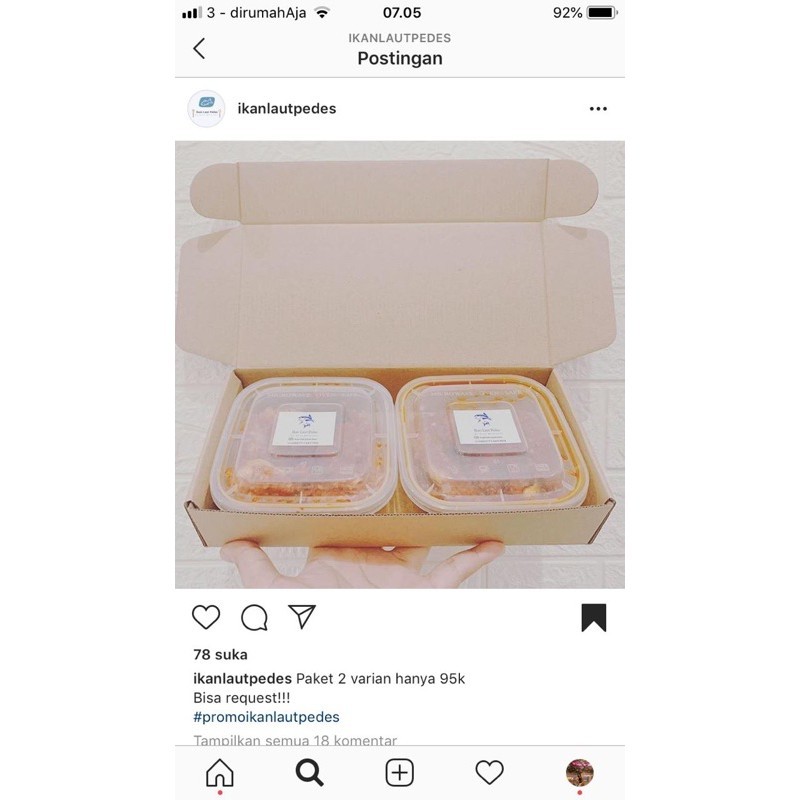 

Paket Hemat 2 Varian Kecil Ikan Laut Pedas