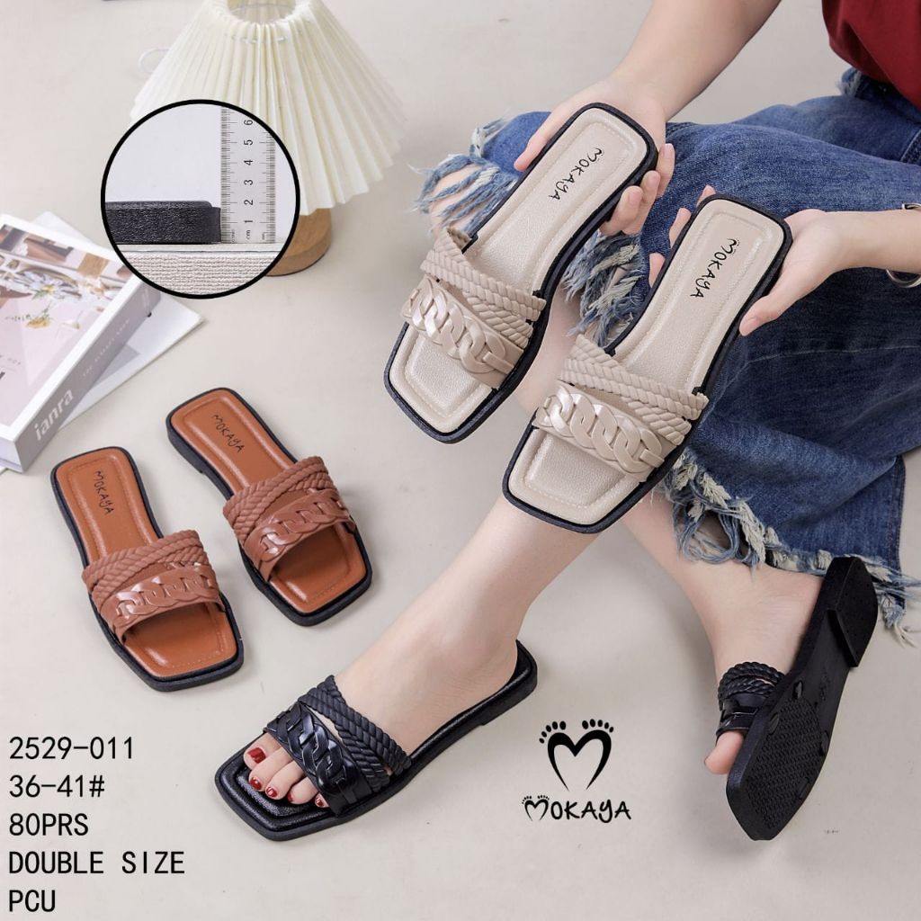SANDAL WANITA KEPANG - SANDAL SLOP IMPORT WANITA BAHAN JELLY PCU SIZE 36 - 41