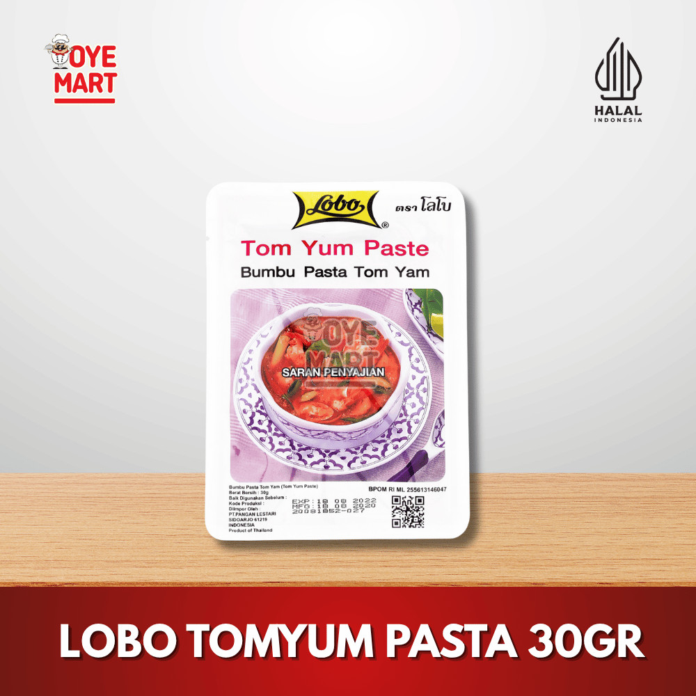 

LOBO TOMYUM PASTA BUMBU KUAH 30GR TOM YUM HARGA PROMO