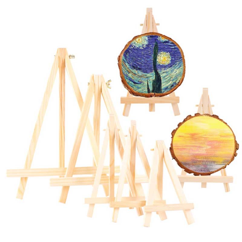 

Wooden Display Mini Easel Desktop Tripod Easel New Photo Frame Bracket