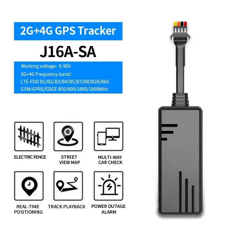 J16 4G+2G Gps Tracking Fleet Management System for Vehicles With Remote Controller RFID and Anti-Jam