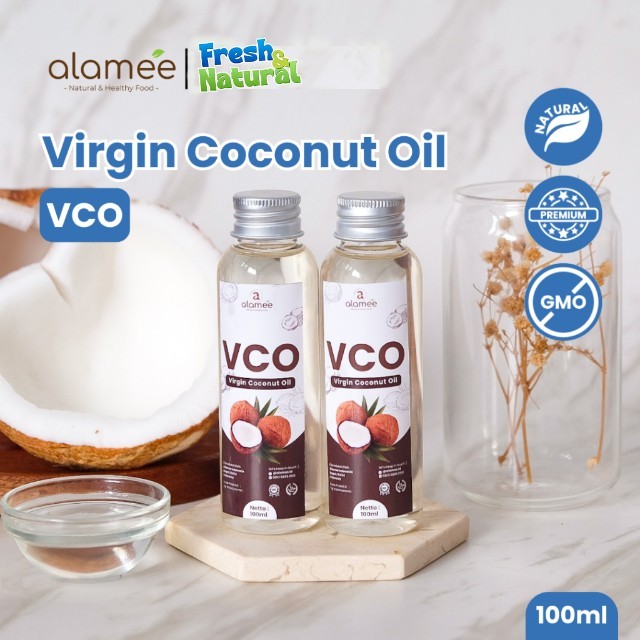 

ALAMEE Virgin Coconut Oil Minyak Kelapa Murni Extra VCO Asli Dapat Diminum Organik Masak Minum fresh and natural