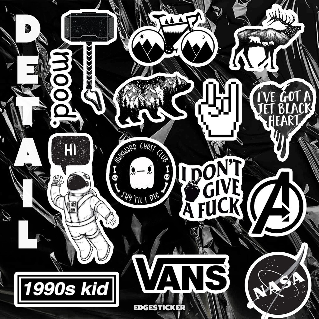 

EDGESTICKER - 25pcs BNW2 Aesthetic Sticker Tumblr