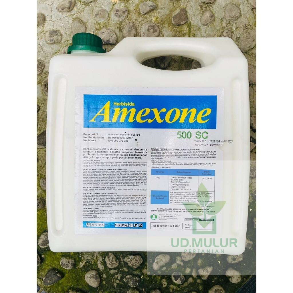 Herbisida AMEXONE 500SC berat isi 5lt Produk dari PETROKIMIA KAYAKU