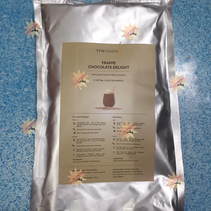 

Mumpung Murah Toffin Frappe Chocolate Delight 800gr Premium