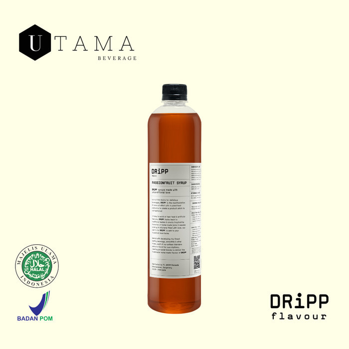 

DRiPP Passionfruit Syrup - Sirup Markisa 760 ml