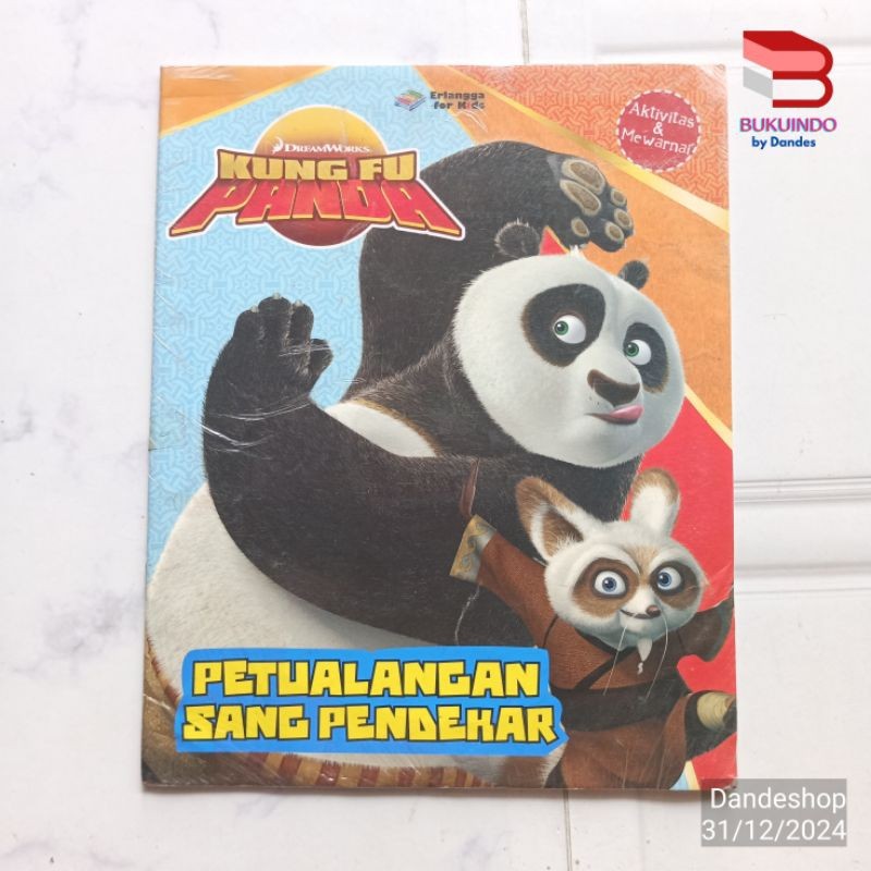 Kungfu Panda Aktivitas & Mewarnai - Petualangan Sang Pendekar - Buku Anak