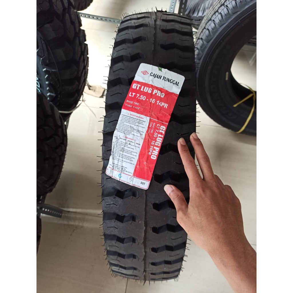 GT Gajah Tunggal Lug Pro 7.50 - 16 ban truk double