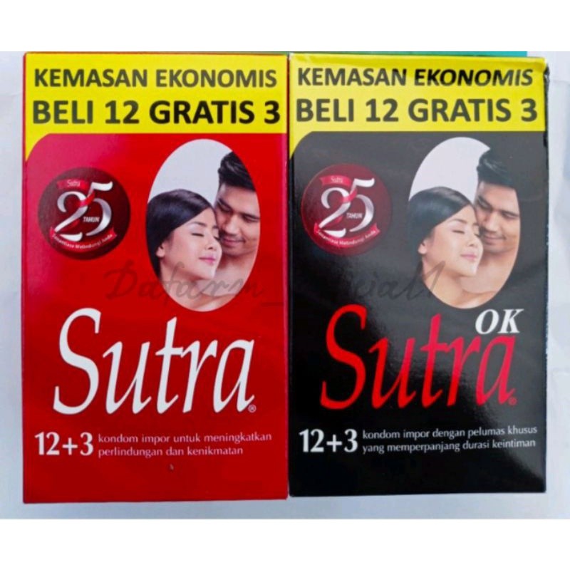 (PRIVASI TERJAGA, PROMO) Kondom Sutra Ok isi 12 / Kondom Import / Sutra OK 12 / Sutra Merah 3 / Sutr