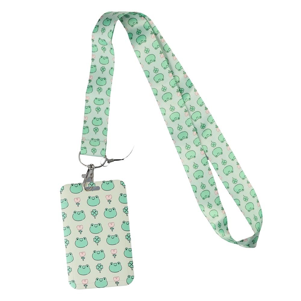 

Frog Cute Lanyard Keys Neck New Card ID Badges Office