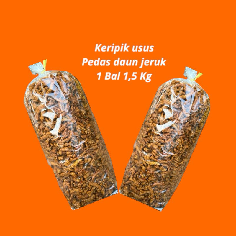 

KERIPIK USUS PEDAS DAUNJERUK & BALADO 2KG & 1,5 KG