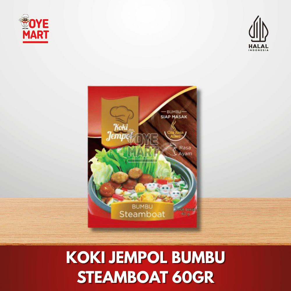 

KOKI JEMPOL BUMBU STEAMBOAT 60GR / BUMBU INSTANT