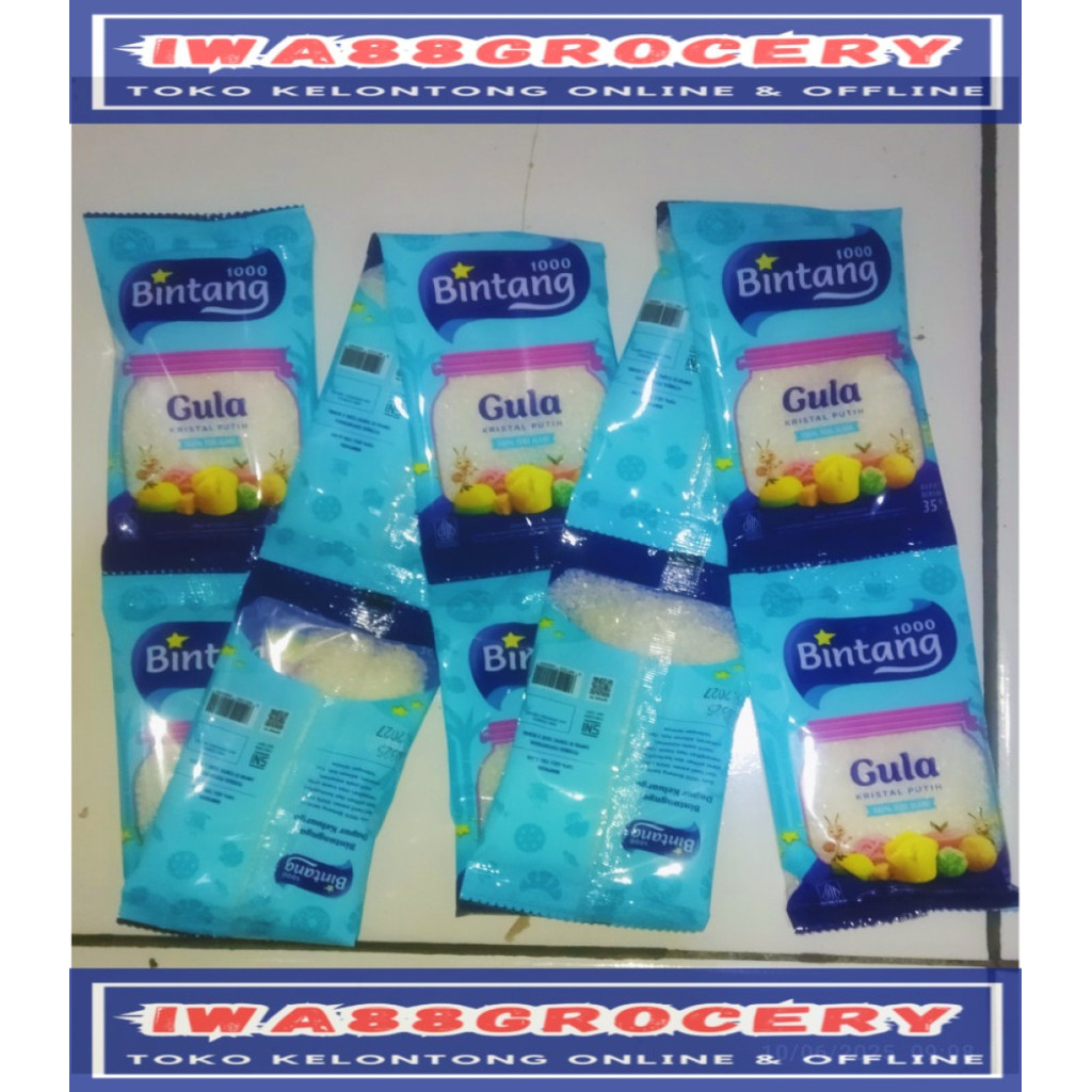

gula pasir renceng 10 sachet kecil