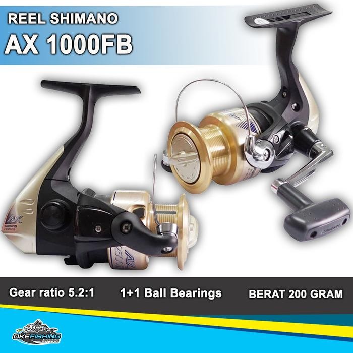 Reel Shimano AX 1000FB 1bb - Reel Spinning Pancing - 1000FB
