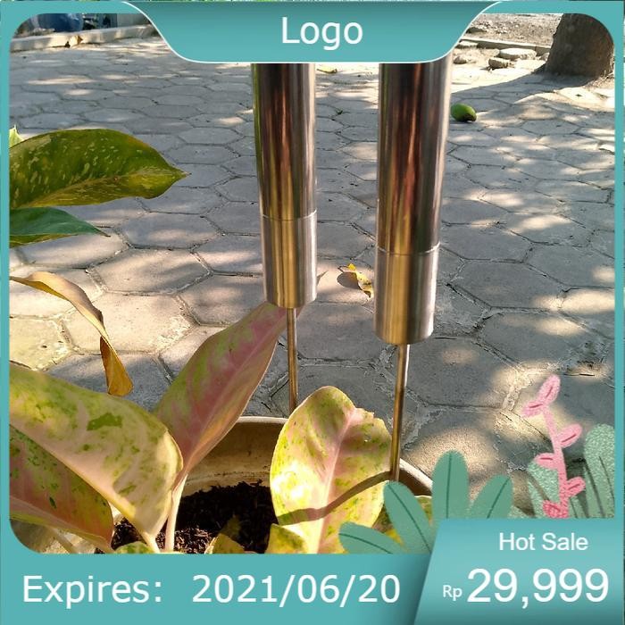 cagak joran jagrak pancing berdiri terbaru stenlis murah - dop kilap, 35cm AF9