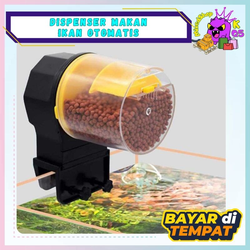 DISPENSER MAKAN IKAN OTOMATIS || MESIN PEMBERI PAKAN IKAN FULL AUTOMATIS || ROTATING FEEDING TIMECO