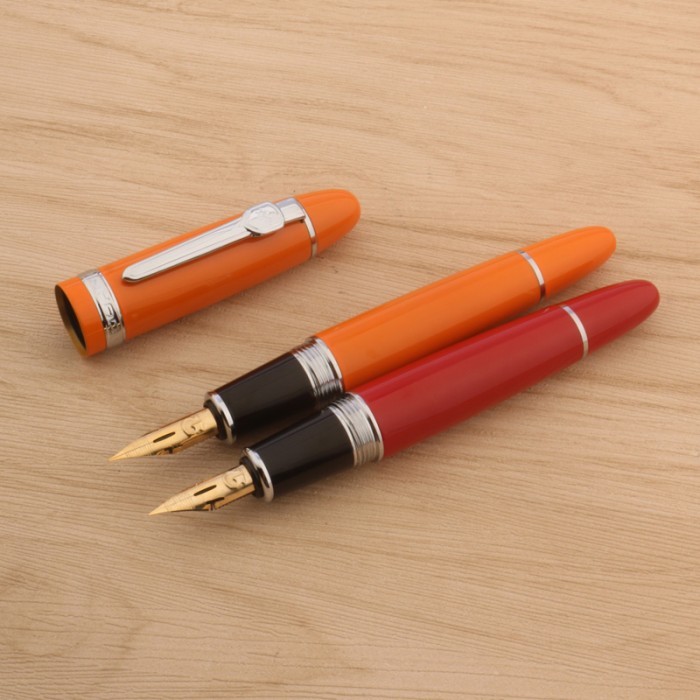 

Promo JINHAO 159 G NIB Fountain Pen Copperpate Caigraphy Round Fourish Body Stationery Office Schoo Suppies Pens