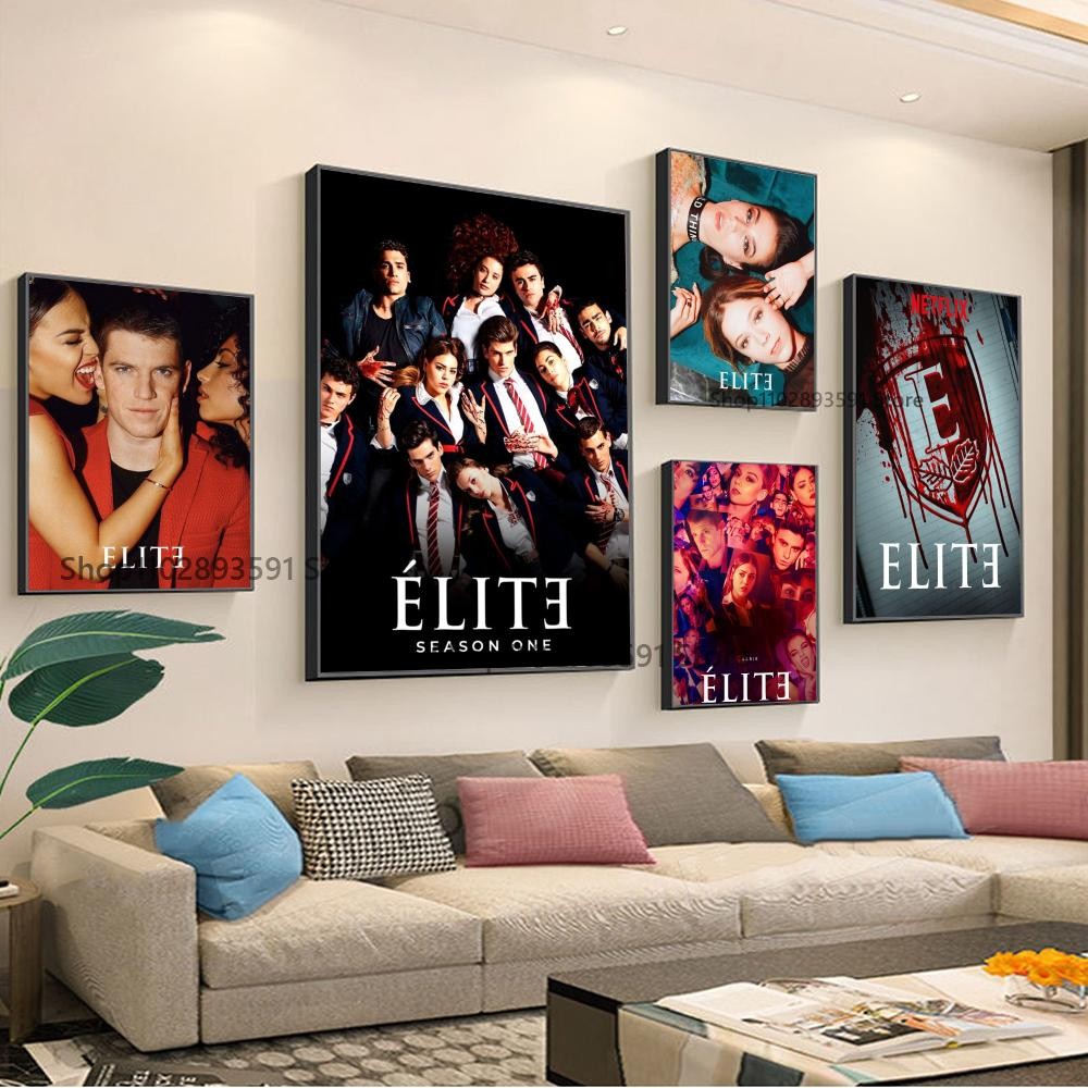 

1pc Suspense campus TV series A-Elite Poster Paper Print Home Bedroom Entrance Bar Cafe Art Painting Decoration