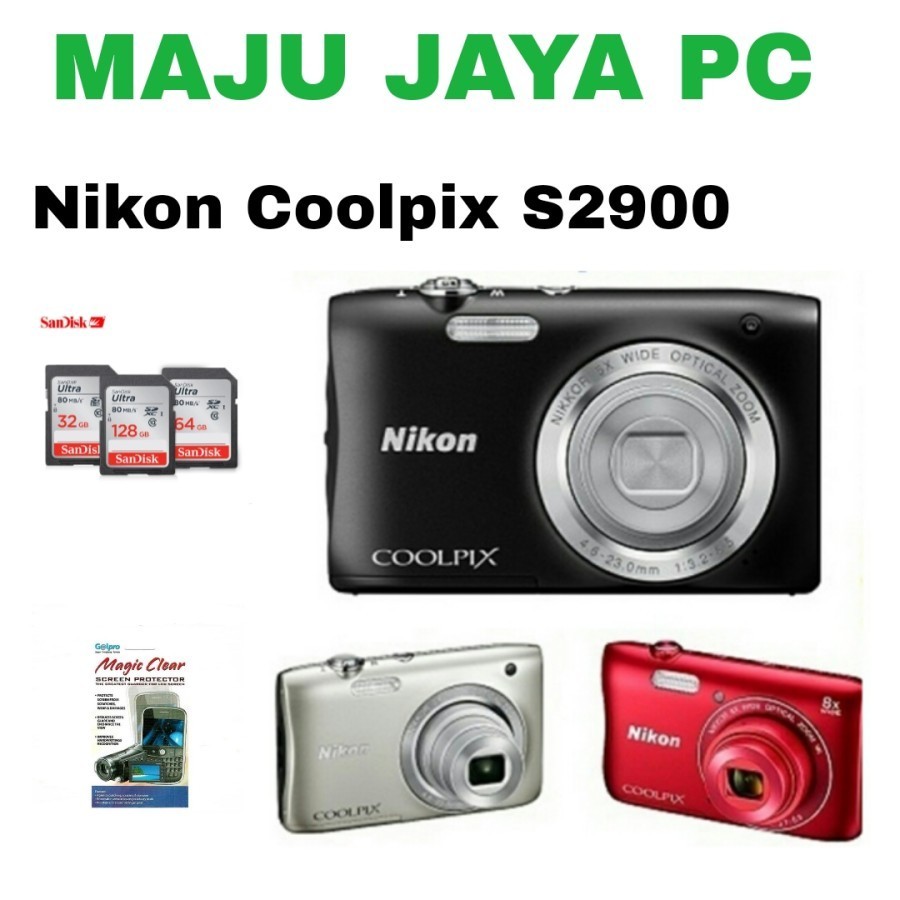 Nikon Coolpix S2900 Kamera Pocket 20.1MP