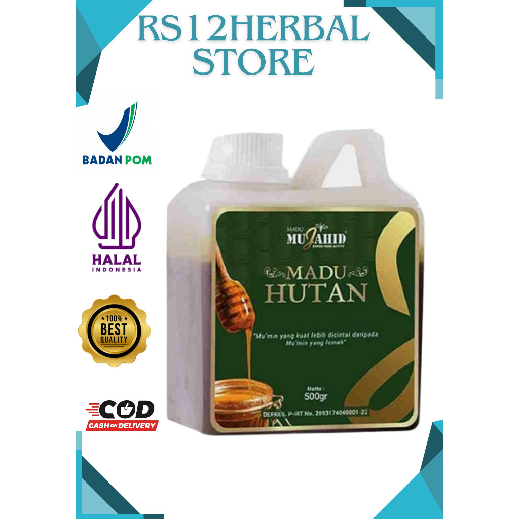 

NEW Madu Hutan Mujahid 500gr | Madu Enak Manis / Madu Manis Super PREMIUM