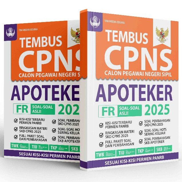 Buku Tes Cpns- Tebus TES CPNS APOTEKER 2025